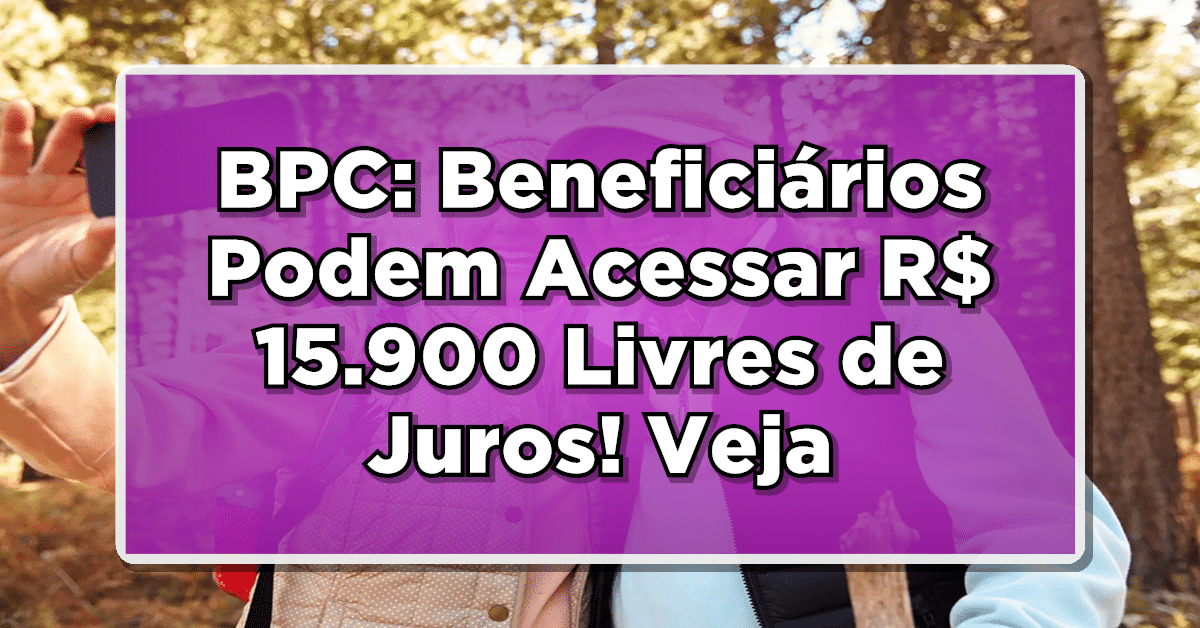 empréstimo sem juros BPC