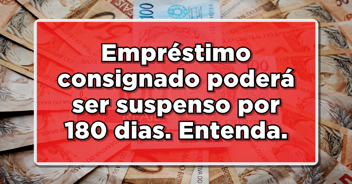 Aprovada lei que garante a suspensão do consignado do INSS.