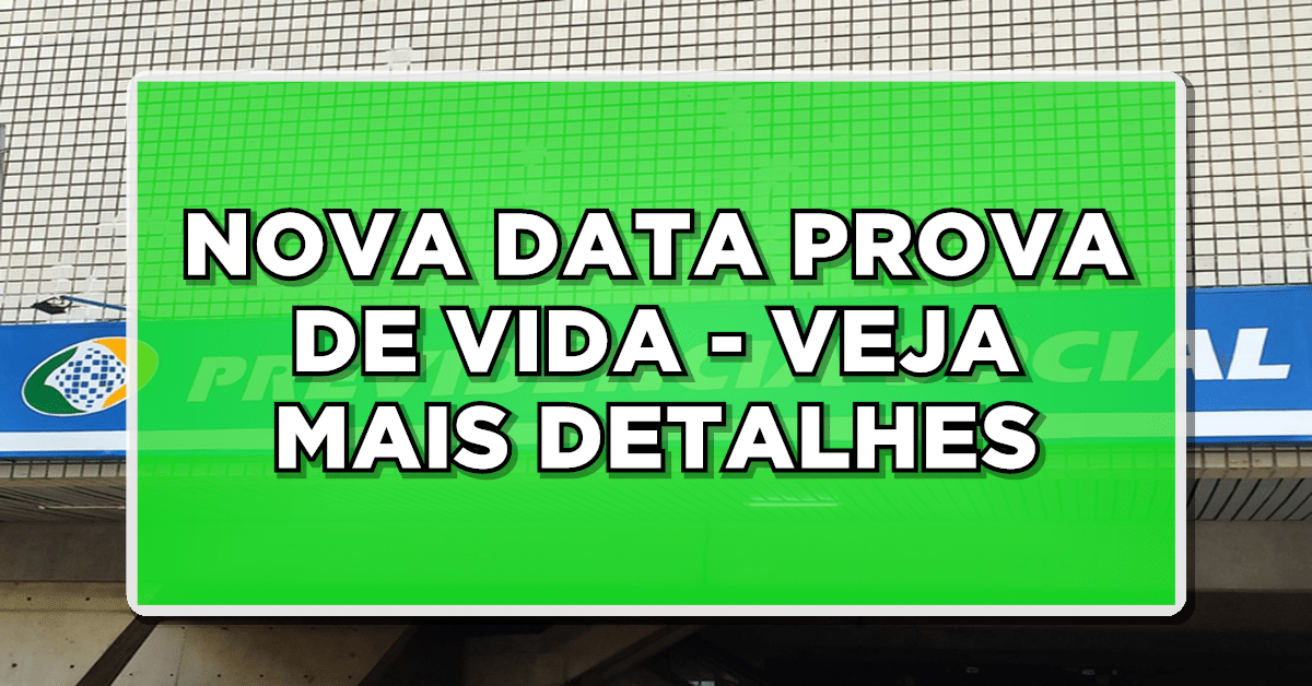 Nova data prova de vida 2023