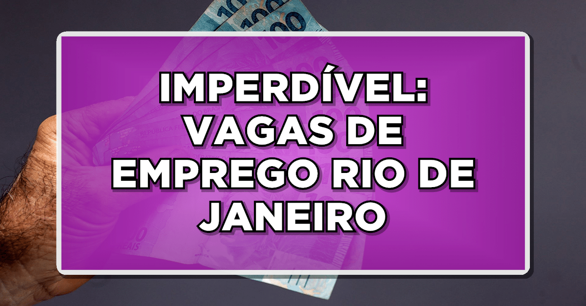 vaga de emprego no rio de janeiro