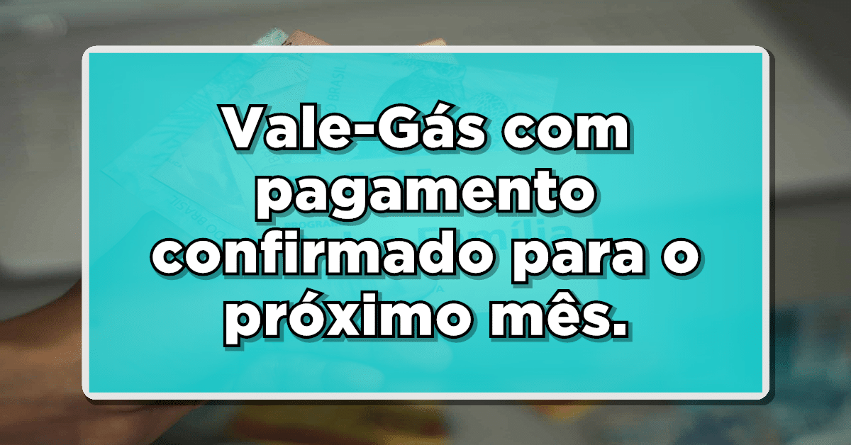 Descubra as datas em que o vale-gás vai cair na conta dos beneficiários em 2024.