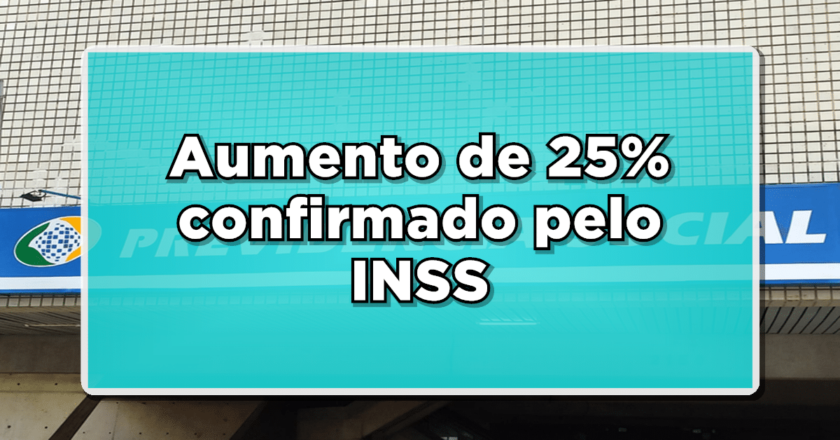 aumento 25% para aposentados