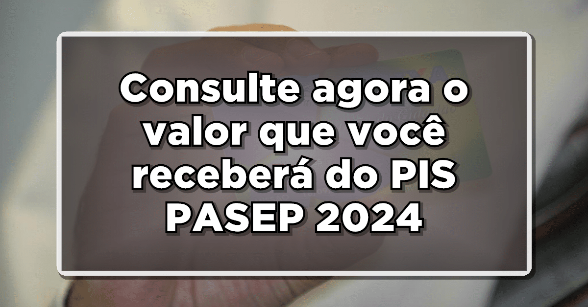 Veja a seguir, como fazer a consulta do abono salarial PIS PASEP 2024.
