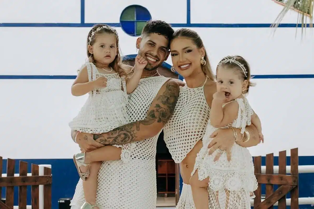 Veja agora sobre o chá de revelação do filho de Zé Felipe e Virgínia .