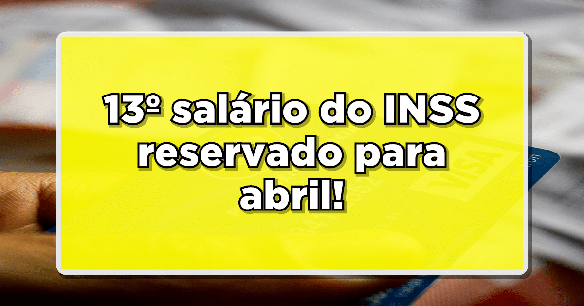 Descubra as datas de pagamento do 13 salário do INSS.