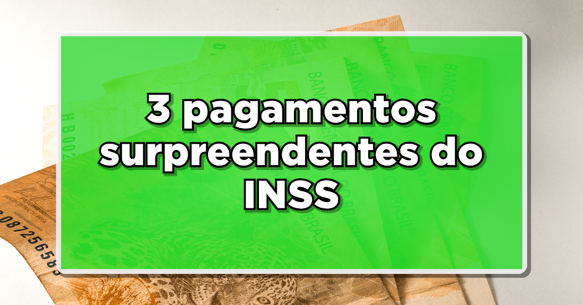 Confira a seguir os três pagamentos do INSS para os beneficiários.