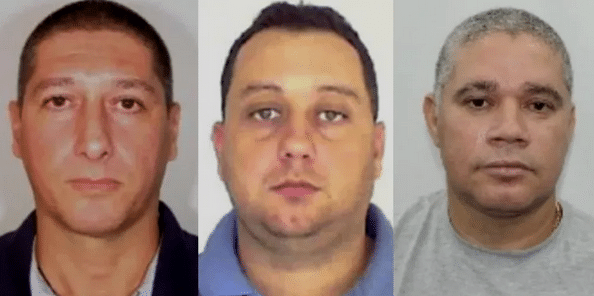 Suspeitos da morte de Marielle Franco: Ronnie Lessa, Élcio de Queiroz e Maxwell Simões Corrêa, o Suel estão presos. (Fonte: Reprodução G1).