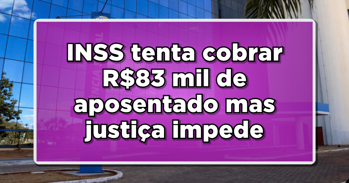 INSS impedido de cobrança de divida de idoso.