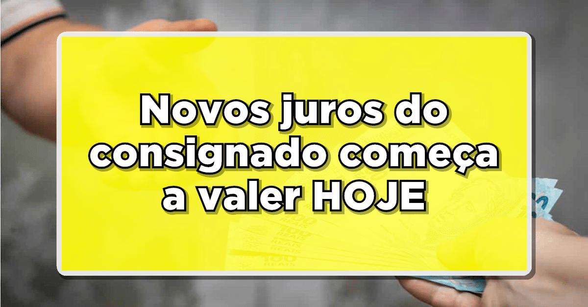 Novo limite de juros do consignado do INSS