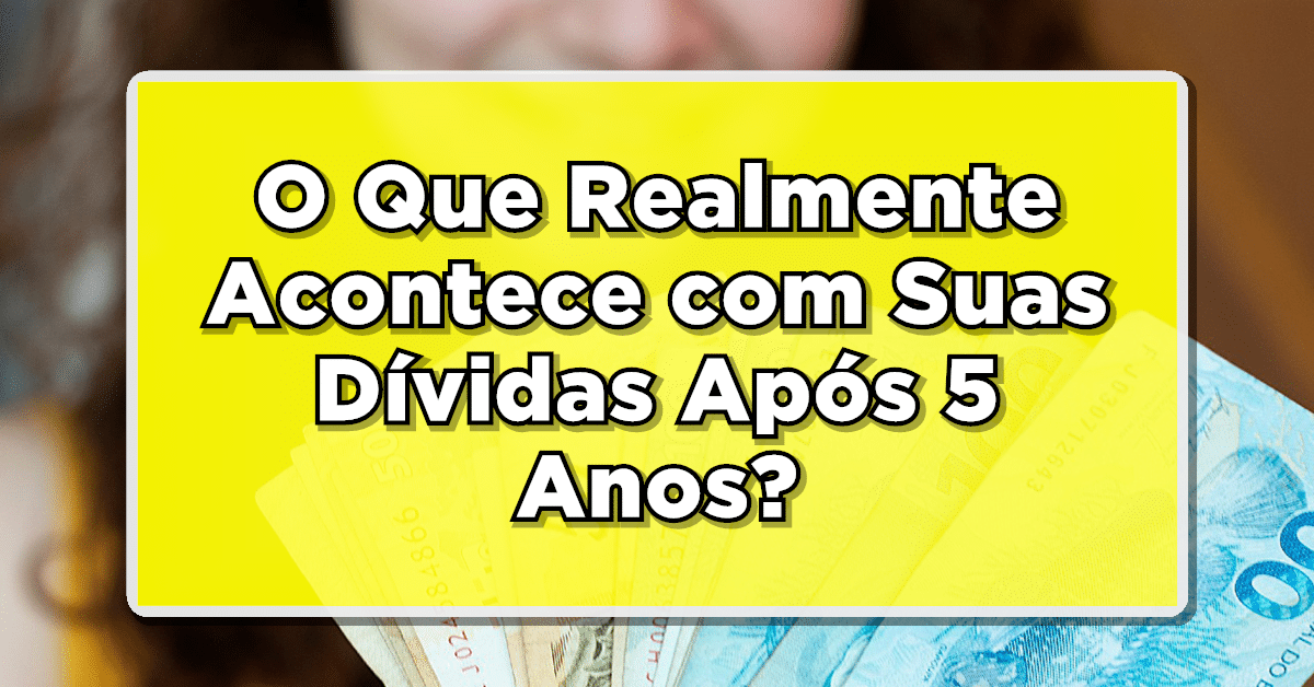 Veja agora se é verdade que as dívidas somente no Serasa após 5 anos. Confira agora mais informações sobre: