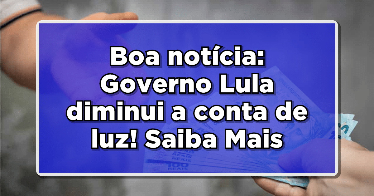 nova medida desconto conta de luz