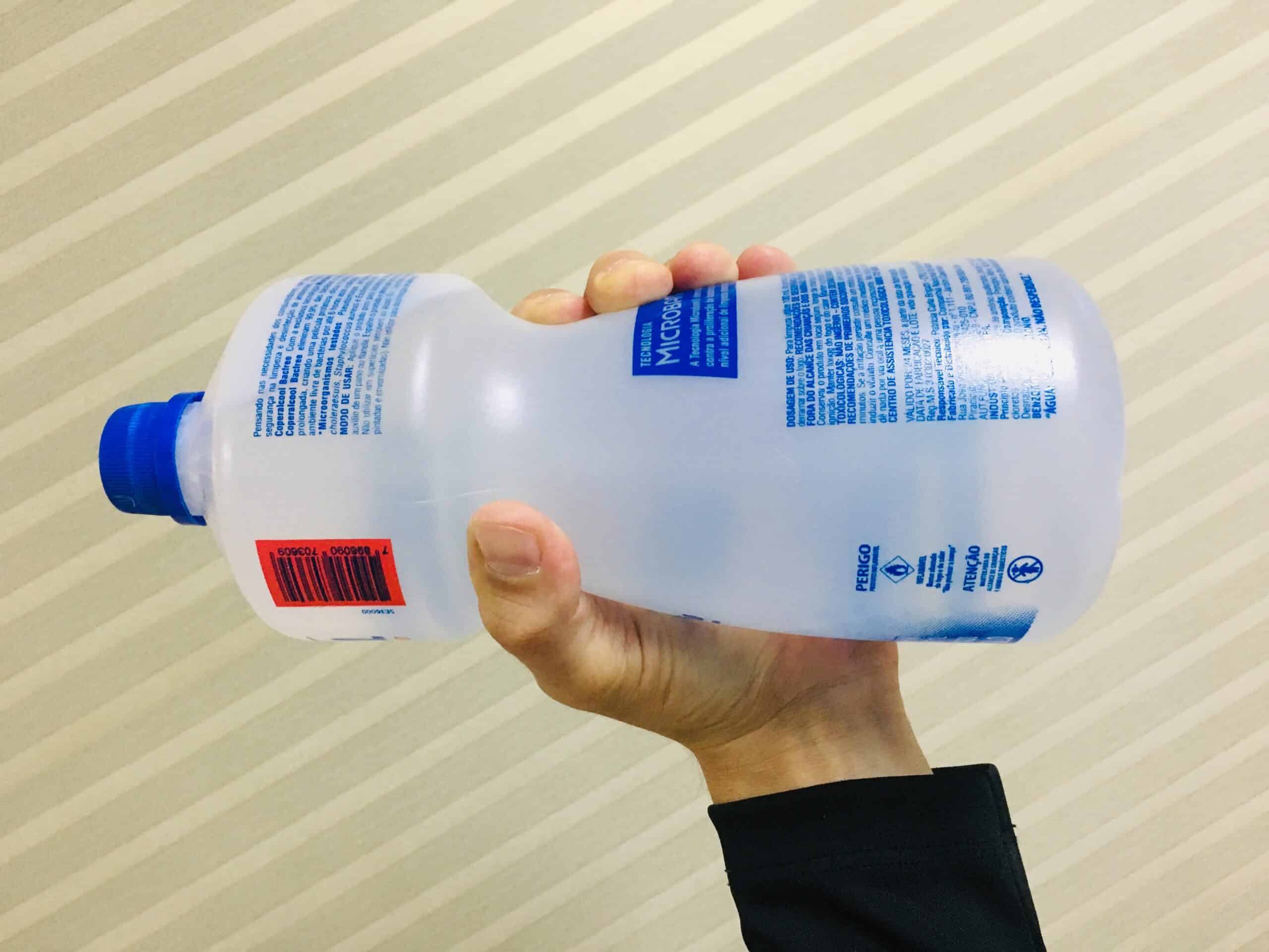 Venda de álcool 70% líquido é proibida. Entenda o caso