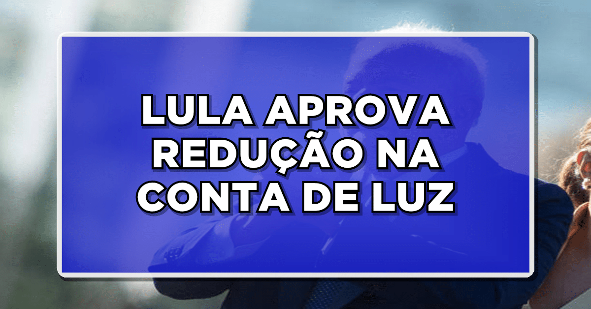 redução na conta de luz