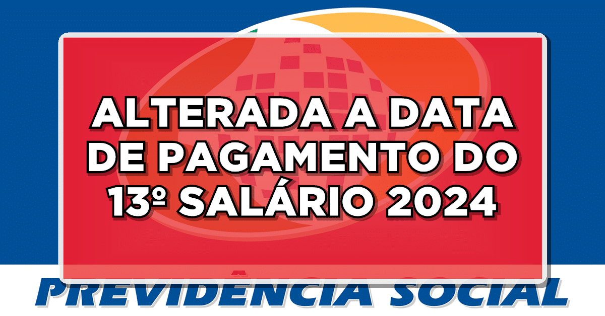 data de pagamento 13 salario INSS
