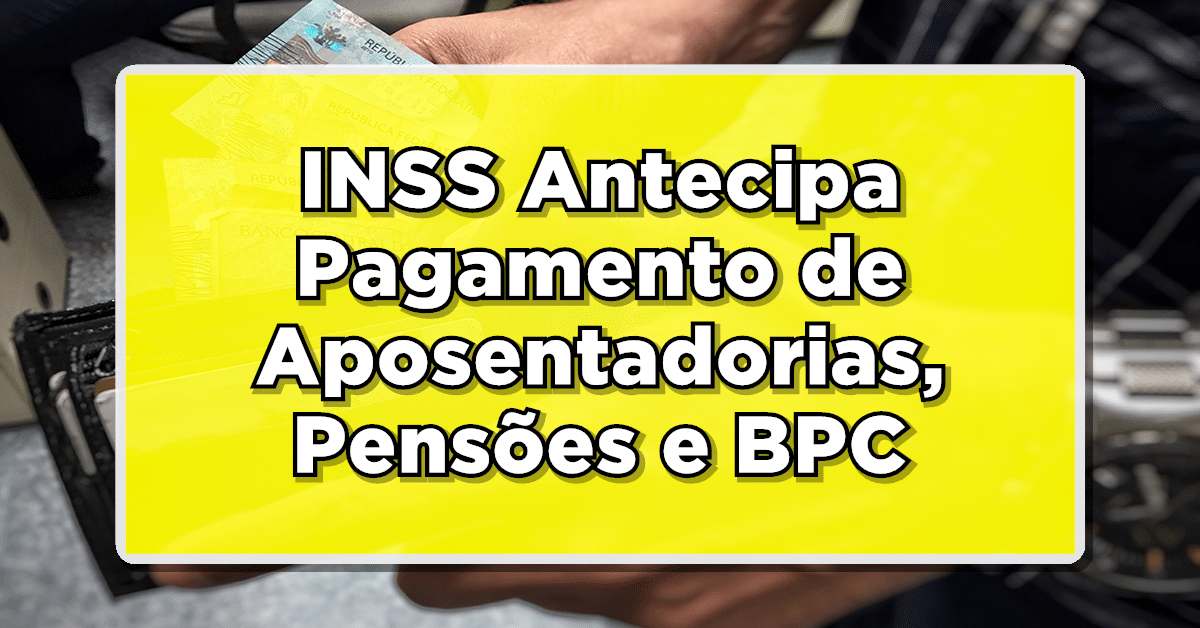 antecipação de pagamentos inss