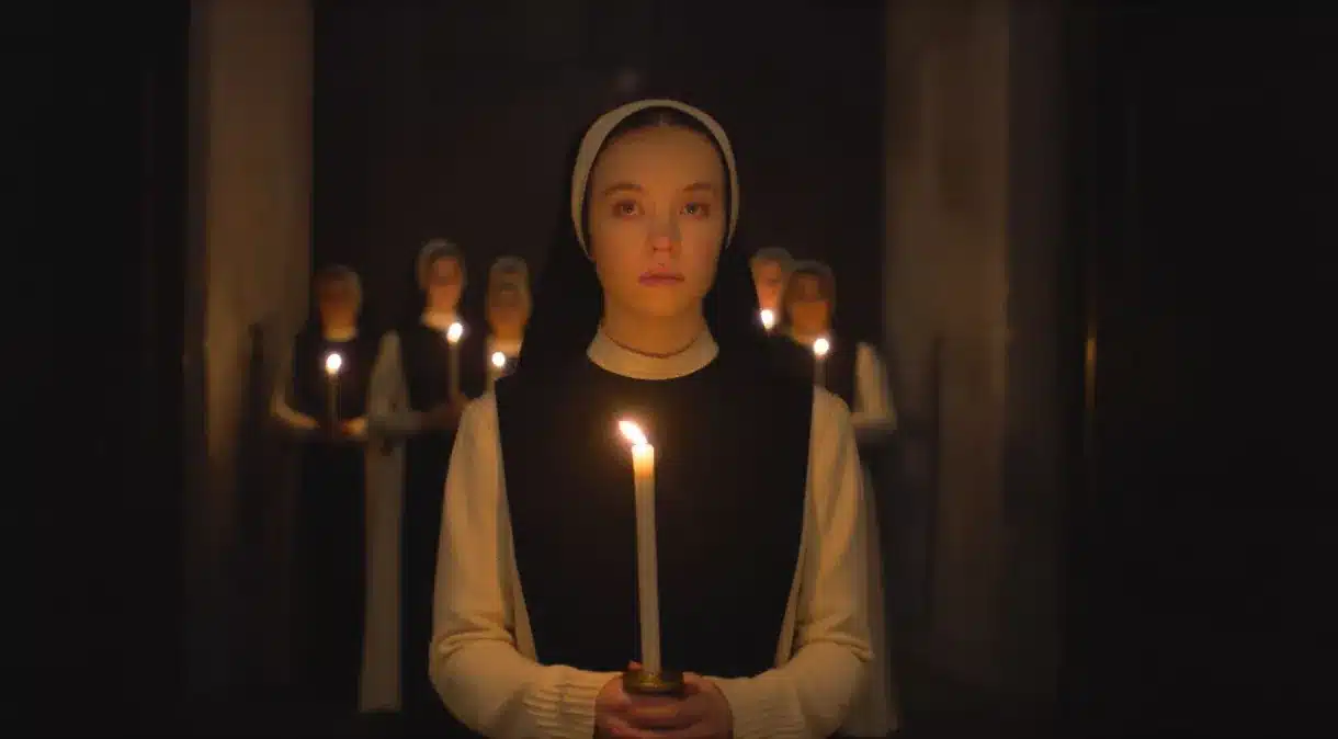 Sydney Sweeney estrela o terror "Imaculada". (Fonte: Reprodução Google).