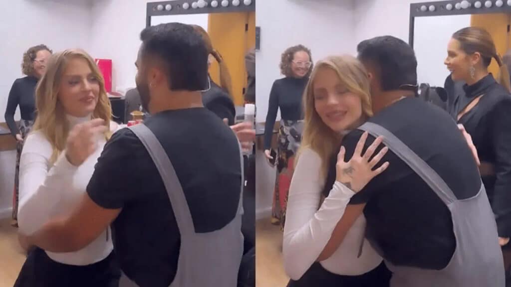 "Luísa Sonza e Lucas Guedez protagonizam um encontro tenso nos bastidores de 'Sabadou', destacando as complexidades das amizades no mundo das celebridades