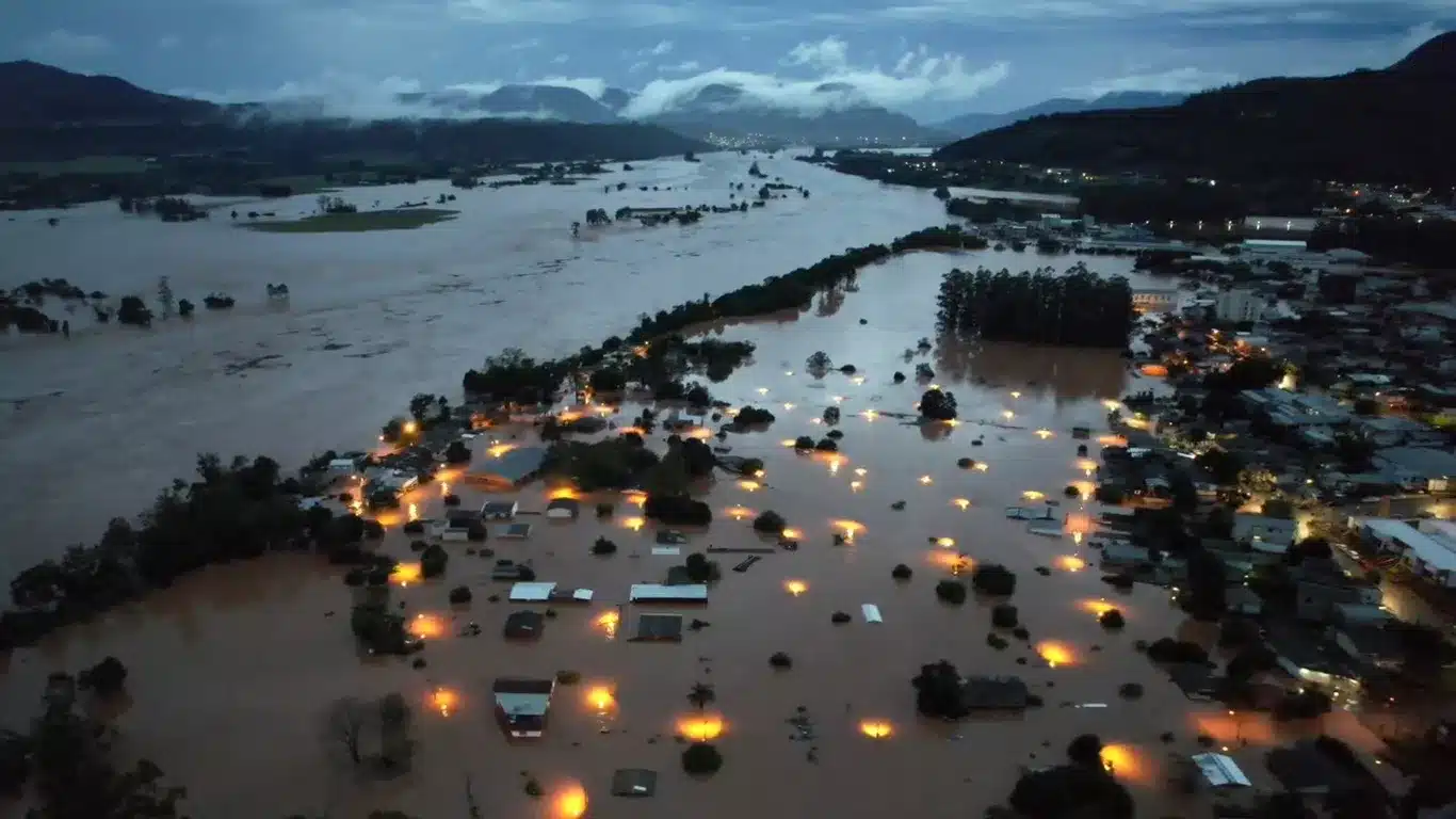 Volta a chuva no Rio Grande do Sul.