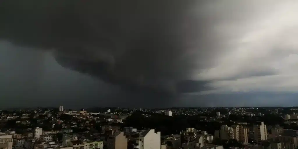 Volta a chuva no Rio Grande do Sul.