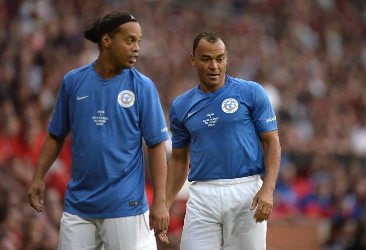 cafu e ronaldinho no futebol sidário
