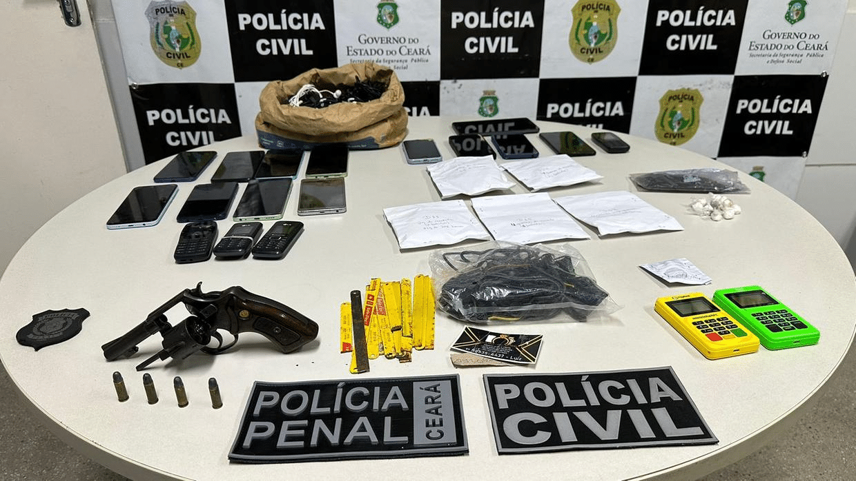 Policiais facilitavam a entrada de celulares nos presídios de Fortaleza