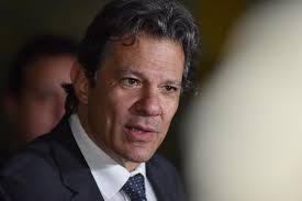 imagem do ministro Fernando Haddad para falar sobre o déficit fiscal no Brasil