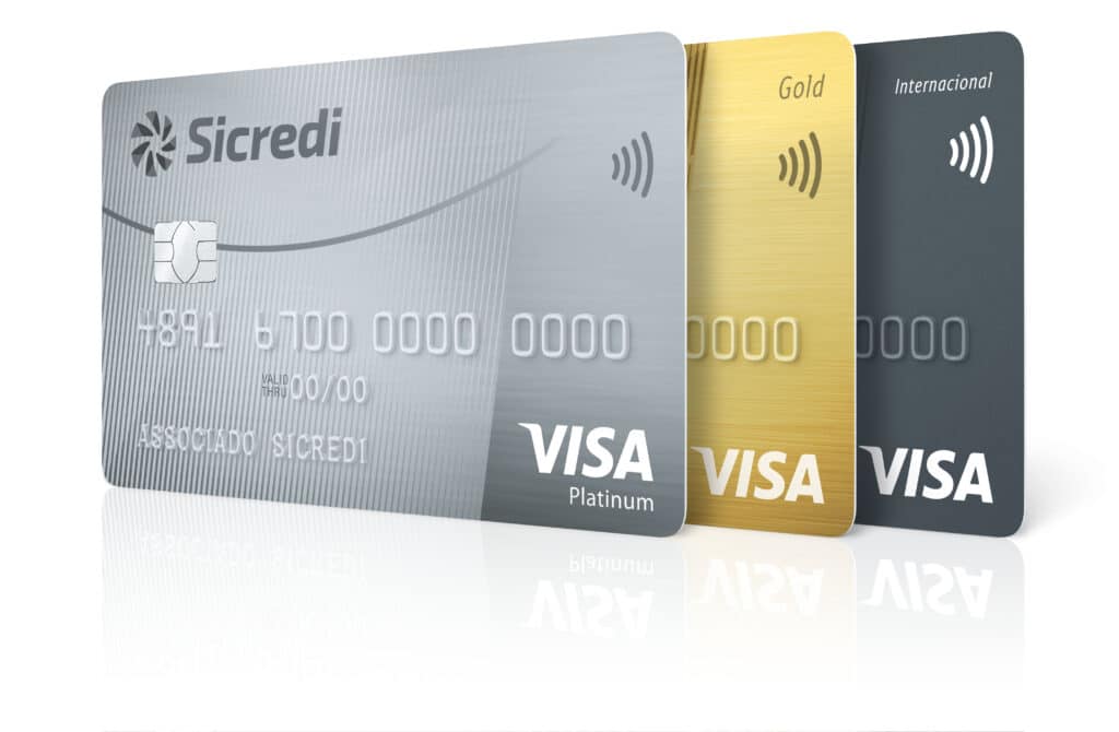 Detalhes do cartão de crédito Sicredi.