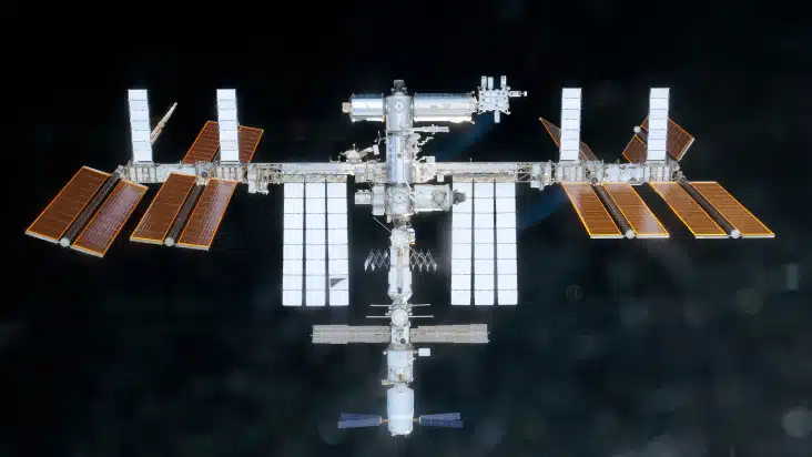 Estação Espacial Internacional. (Fonte: Reprodução Nasa).
