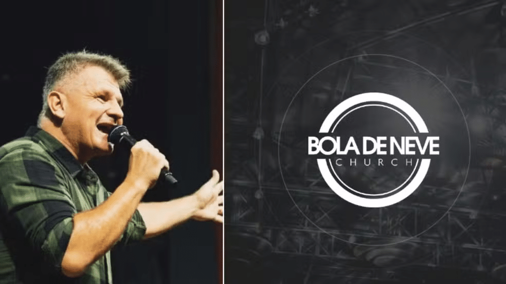 Pastor Rinaldo Pereira, líder da igreja evangélica Bola de Neve
