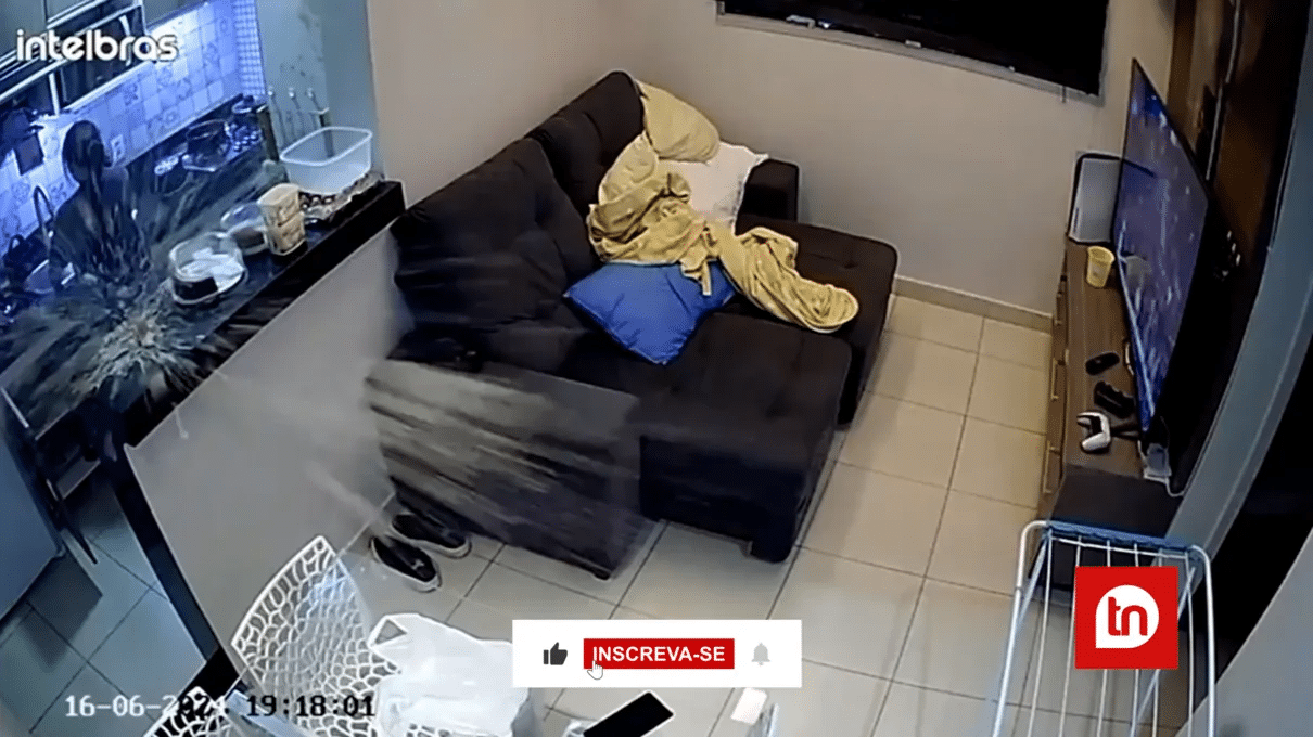 acidente com garrafa pet