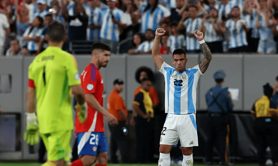 Argentina vence o Chile por 1 X 0 Na Copa América