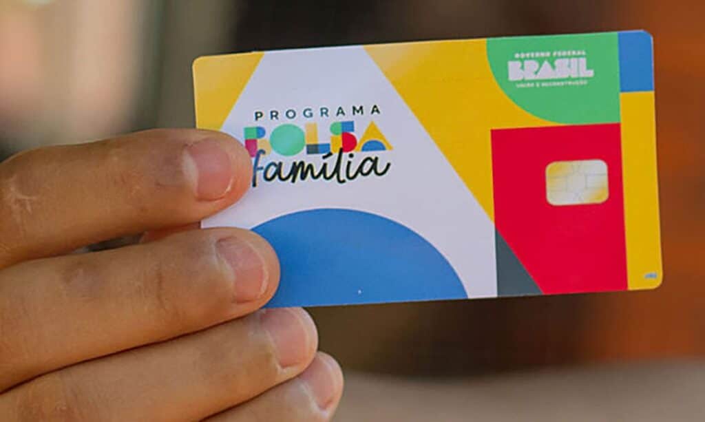 Cartão do Bolsa Família. (Fonte: MDAS)