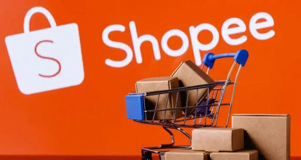 carrinho de compras da shopee