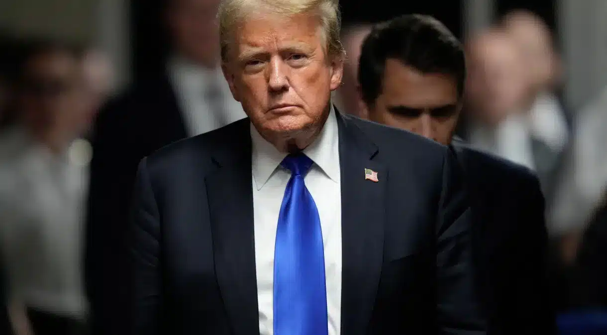 Ex-presidente dos EUA Donald Trump. (Fonte: Seth Wenig/Pool via REUTERS).