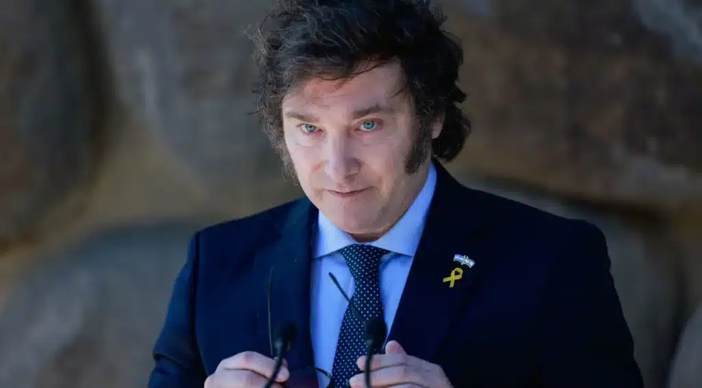 Presidente da Argentina, Javier Milei. (Fonte: Reprodução Google).