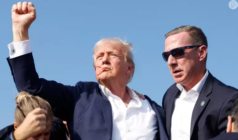 Comício de Donald Trump. (Fonte: Getty Images / Purepeople).