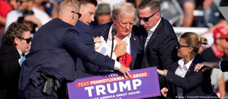 Comício de Trump Interrompido por Disparos de Tiros