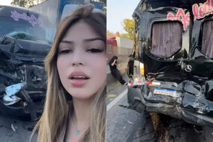 Acidente de Melody na Via Dutra