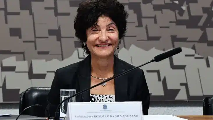 Diplomata Rozimar Suzano, embaixadora do Brasil na Estônia. (Fonte: Roque Sá/Agência Senado).