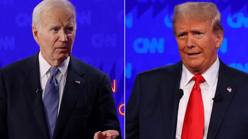 Biden e Trump