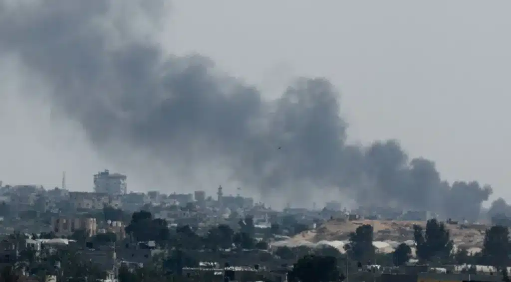 Ataque em Gaza. (Fonte: REUTERS/Mohammed Salem).