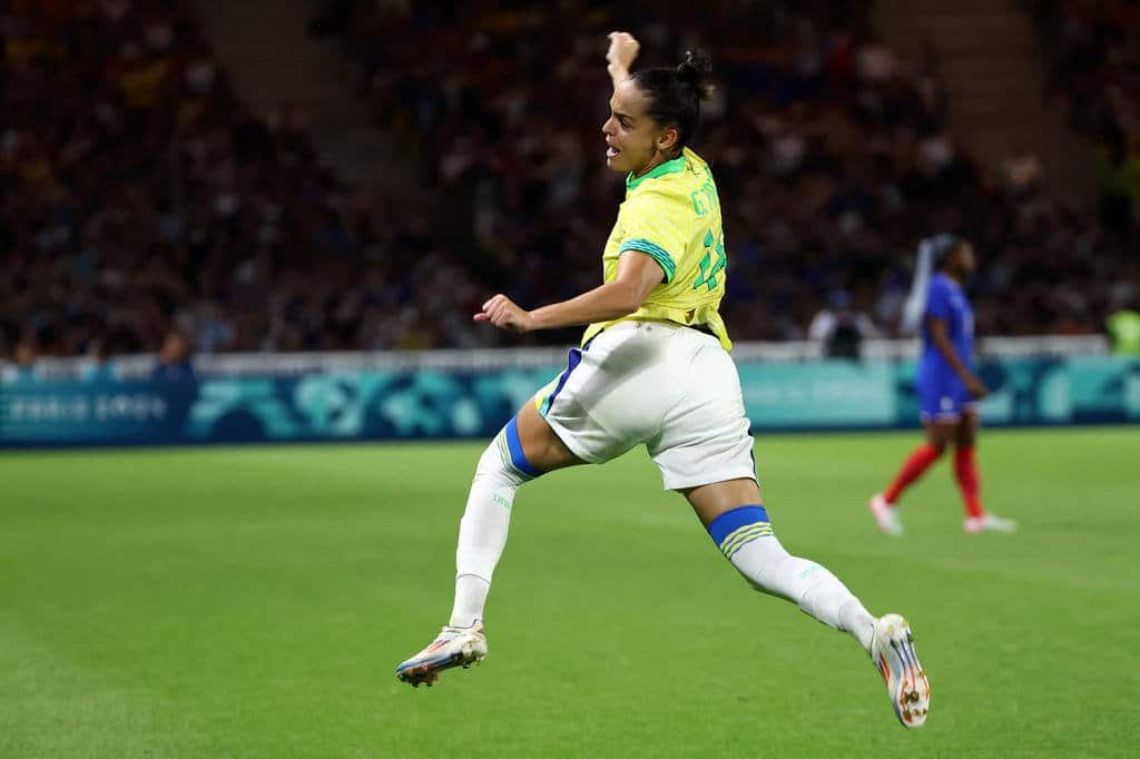 Gabi Portilho marcou o gol da vitória no futebol feminino das Olimpíadas. (Fonte: Romain P.)