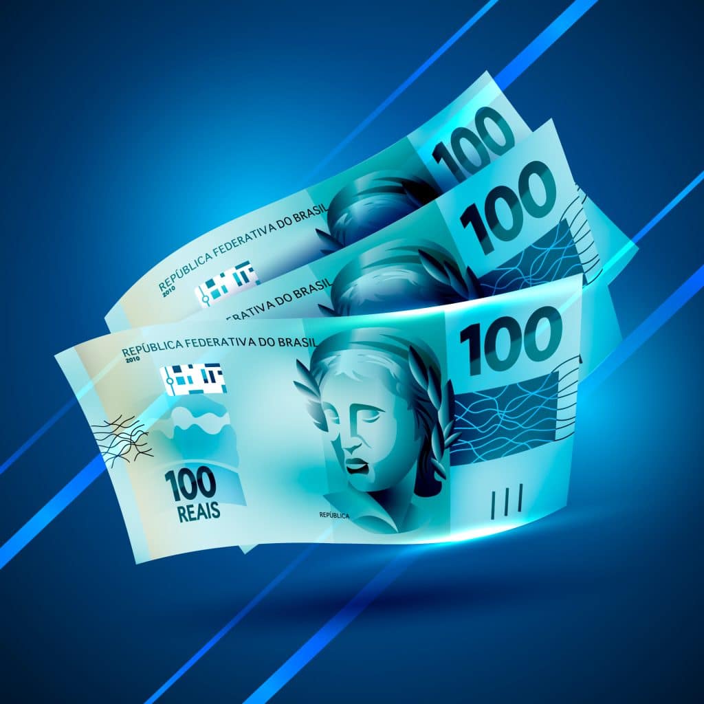 Valores atrasados do inss em notas de 100 reais. (Fonte: freepik).