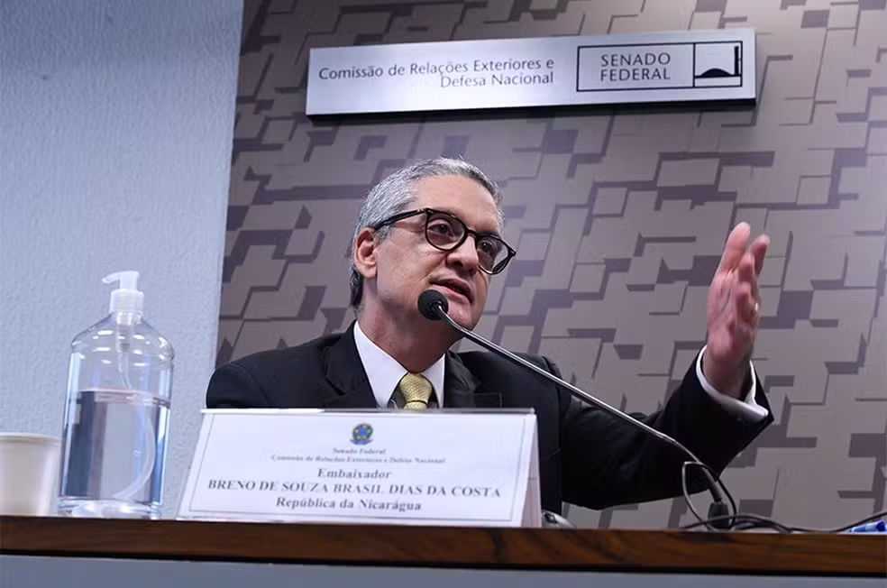 Breno Souza da Costa, que era embaixador brasileiro na Nicarágua. — (Fonte: Edilson Rodrigues/Agência Senado).
